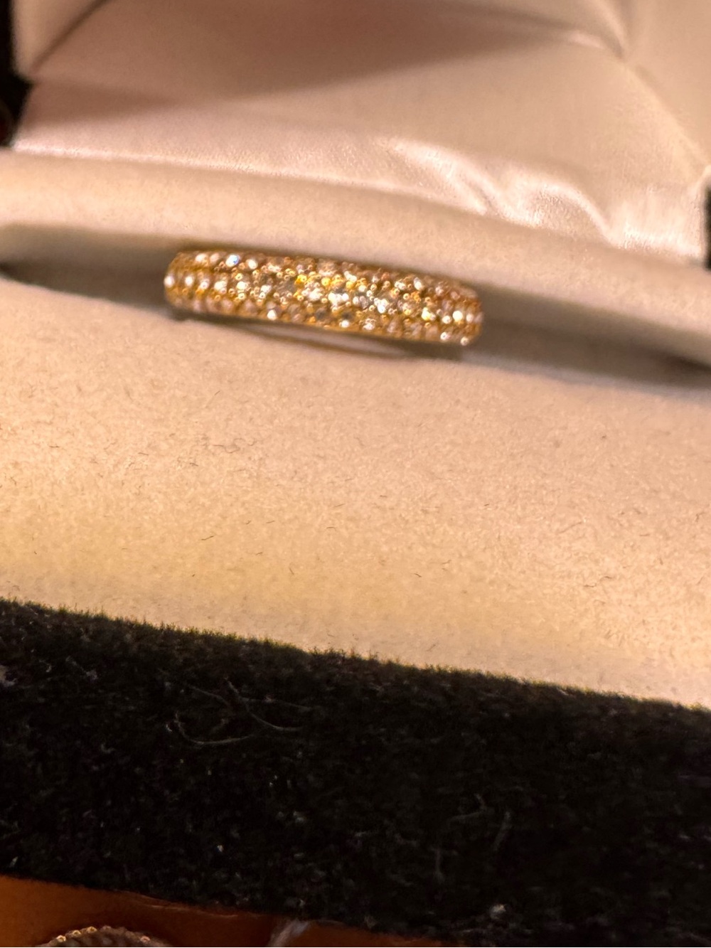 J.Crew Gold Stackable Crystal and Band Ring Set- Size 5- Women Jewelry - Picture 3 of 6